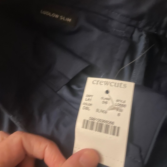 Boys Crewcuts JCrew Ludlow Chino Suit / Dress Pants 8 Slim NWT - Picture 4 of 9